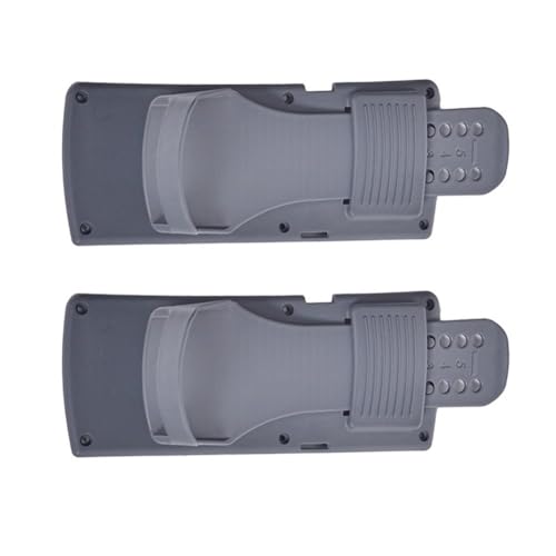 EasyByMall Pedales de pie para máquina de remo Concept 2 Modelo D/E y Powerfun 500/550, piezas de repuesto de plástico ajustables, color negro