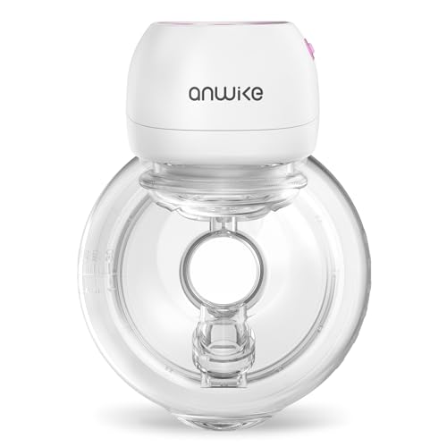 ANWIKE Milchpumpe Elektrisch Ultra-Leicht 193 g - Schmerzfreie Handsfree...