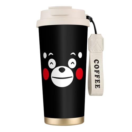 タンブラー くまモン グッズ 水筒 コーヒーカップ コンビニカップ ステンレスボトル 保温保冷 ストロー付き 持ち運び 直接ドリップ 大容量 おしゃれ プレゼント