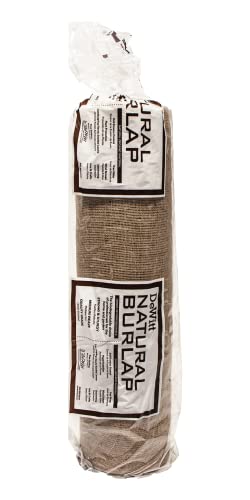 DeWitt Natural Burlap Roll, 5.5 oz, 4' x 100' - Medium-Weave Fabric for Landscape, Garden, Plant Protection, Tree Wrap, Wind Screening, Arts & Crafts