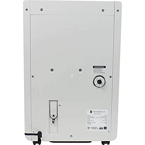 Friedrich Air Dehumidifier, 50 Pint Capacity, Built In Drain Pump, Precise Humidity Control #TOP2