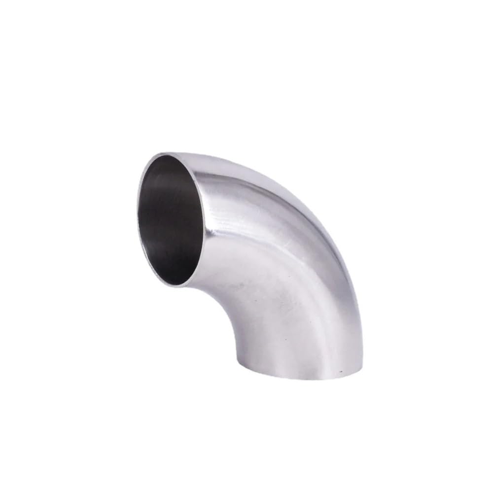 12.7 16 19 22 25 28 32 34 38 40 42 45 48 51 52mm OD Butt Weld Elbow 90 Degree 304 Stainless Pipe Fitting (104MM OD_90 Degree) Barb Fittings