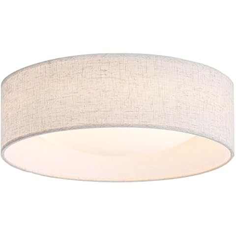 CALOKES 13" Fabric Flush Mount Ceiling Light Cover