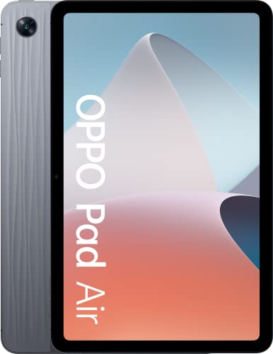 OPPO Pad Air - WiFi タブレット、2K スクリーン、10.4 インチ、4GB+64GB、7100mAh バッテリー、18W 高速充電 - グレー