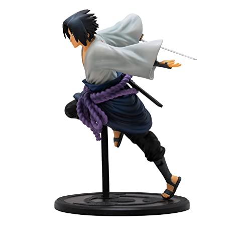 Naruto Shippuden Action Figure Sasuke 1:10 Scale Stampato in PVC, in confezione regalo.