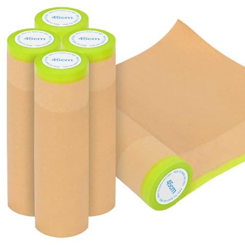Papier de masquage aleawol rouleau de protection peinture bâtiment et voiture