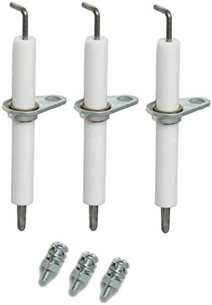 Ceramic Electrode Replacement for BBQ Grillware, Perfect Flame, Uniflame, Grill Chef, Aussie and Xps (3-PK)