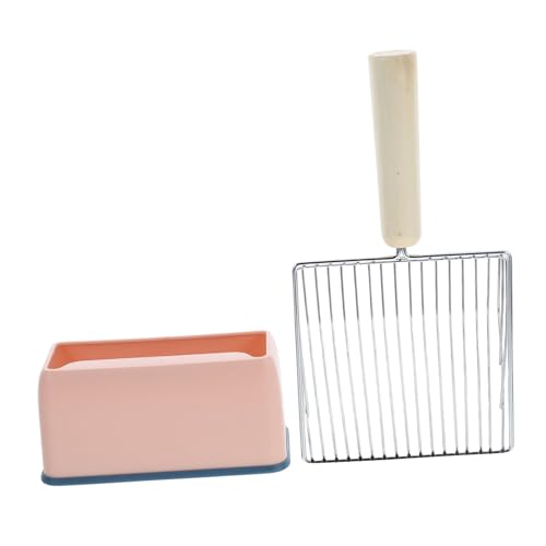 BESPORTBLE Cat Litter Shovel Drain Valve Heating Valve Valve Removable Pot Lid Decal Stickers Cat Trash Can Exhaust Valve Valve Coupler Connectors Metal Litter Scoop Pink