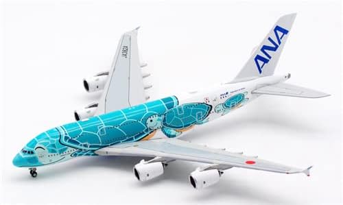 JC Wings All Nippon Airways Green Turtle A380-800 JA382A 1400 DIECAST modelo de avión preconstruido