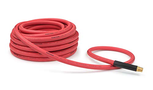 TEKTON 1/2 Inch I.D. x 50 Foot Rubber Air Hose (250 PSI) | 46367 | Made in USA