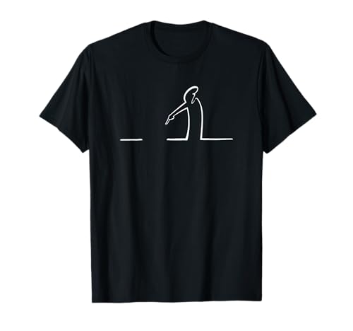 Photo de La Linea Cartoon Culte La Ligne dessin animé Homme Femme T-Shirt