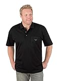 Trigema Herren Trigema Herren Single-jersey 637602 Poloshirt, Schwarz (Schwarz 008), 3XL EU