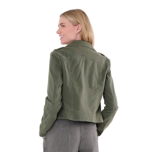 MARRAKECH Layla Cotton Knit Women's Moto Jacket - Lightweight Zip-Up with Stretch Fabric and Pockets for Travel or Daily Wear2