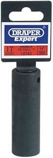 Draper 12743 Expert Deep Impact Socket, 1/2" Square Drive, 17mm