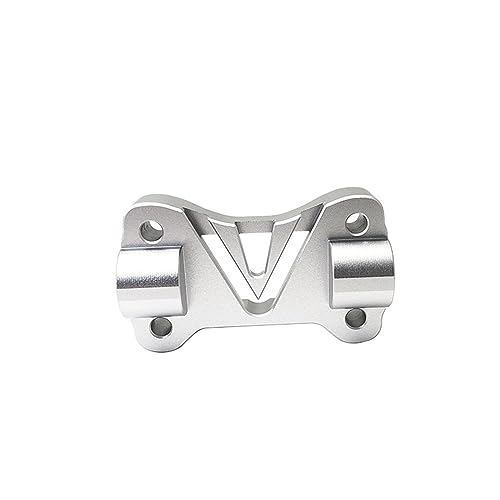 Elevador de Manillar de Motocicleta, Adaptador de 1-1/8 ', Altura de la Barra de elevación de hasta 20mm para CB500 CB 500X 2019 2020 2021 2022 Estable(Plata)