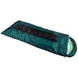 Skoda 6U0069621 Schlafsack Decke 2-in-1 Camping, grün/schwarz
