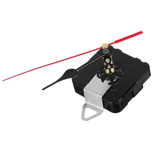 DIYEAH 1set Durable Metal Clock Movement Replacement Kit with Long Spade Hands for DIY Clock Projects Complete Mechanism for Office and Home Use Includes All Components for Easy