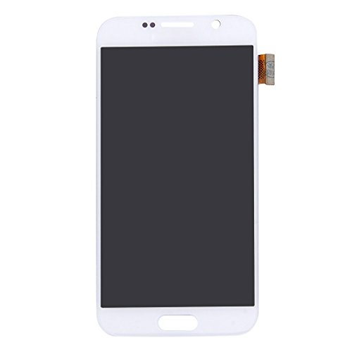 Écran LCD Galaxy S6 blanc de qualité supérieure avec vitre tactile