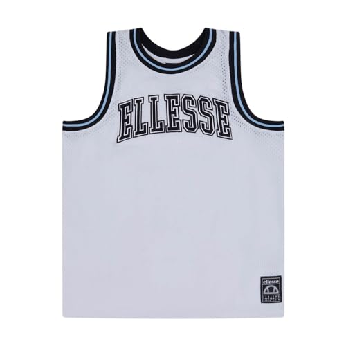 Camiseta tirantes Ellesse blanca hombre Bossan talla S para evitar el calor y sudar cómodo