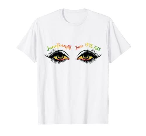 Feliz Juneteenth Is My Independence Day Free Black Women Camiseta