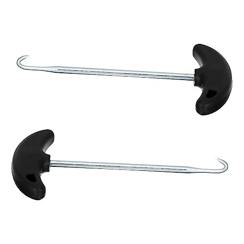 Toddmomy Tendeur De Lacets en Acier Inoxydable en Forme De T 2 Pièces Tire-Lacets pour Une Utilisation Facile