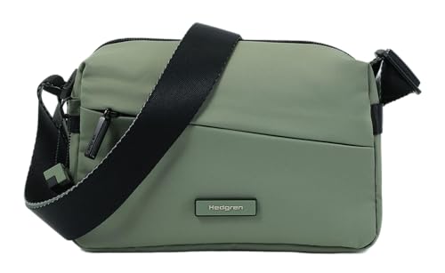 Sac bandoulière Hedgren Nova vert avec compartiments sécurisés