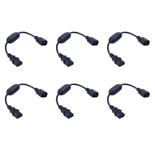 Câble C14 à C13 avec interrupteur individuel ON/OFF pour coupure PDU lot de 6