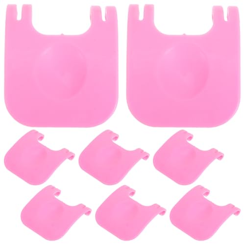 DIYEAH Lot De 8 Clips De Fixation pour Cage À Lapin Et Petits Animaux Boucles Fixes en Plastique sans Perçage Accessoires Fiables pour Fixer Bords De Cage...