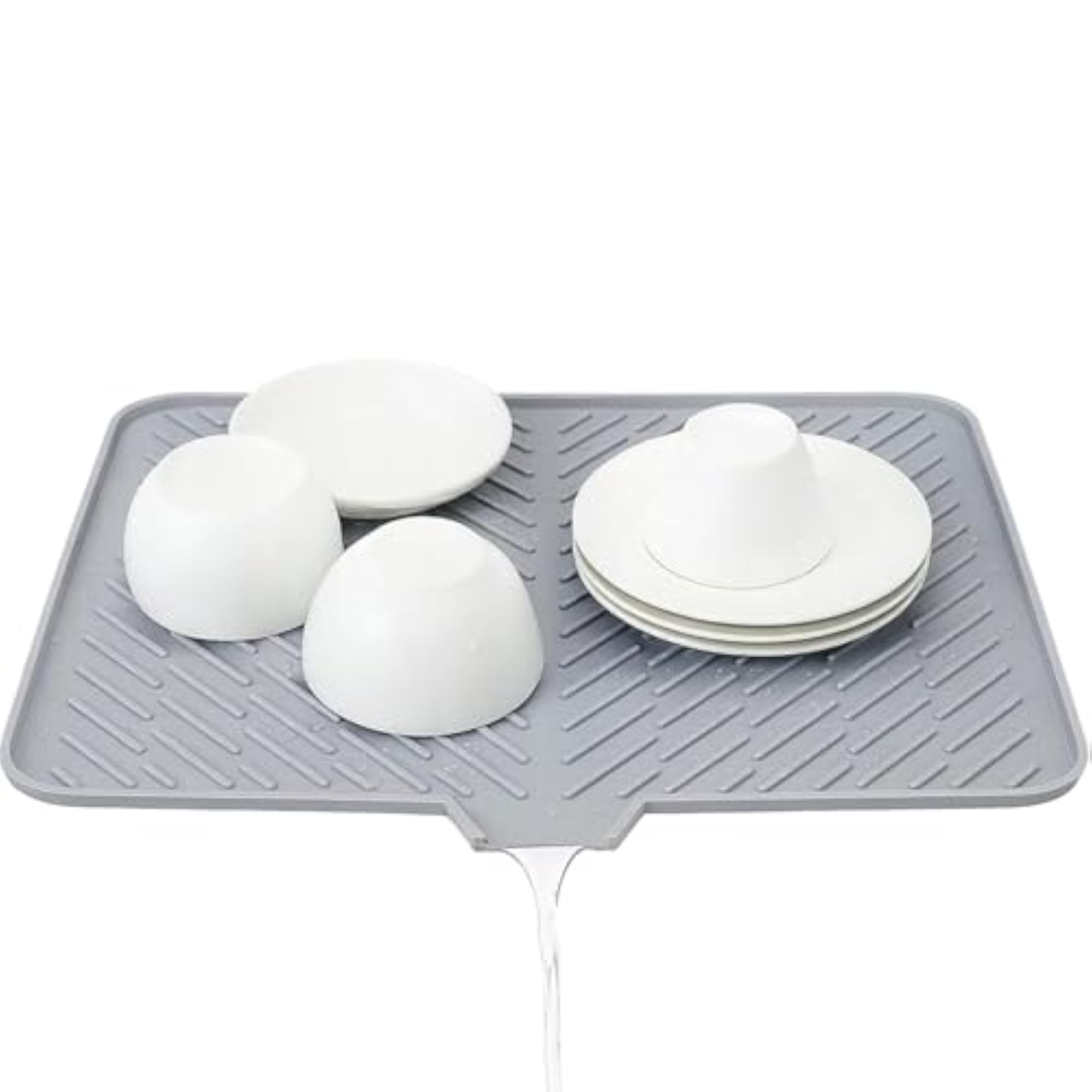 Silicone Kitchen Drying Mat, Essential Dish Drainer for Home