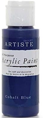 CRAFTY CAPERS Lagoon Blue docrafts Artiste All Purpose Acrylic Craft Paint - 59ml
