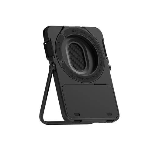 Ulanzi MagLock ML25 Porte-cartes magnétique pour Mag Safe, support de téléphone portable et portefeuille en aluminium et carbone, avec compartiment pour carte SD, étui pour cartes pour smartphone