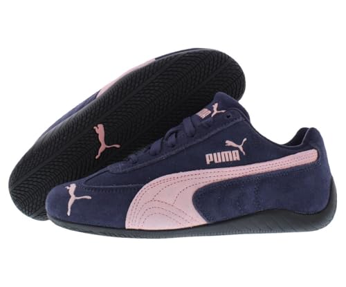PUMA Speedcat Original Suede Womens Shoes Size 6, Color: New Navy/Rosy Outlook-Blue