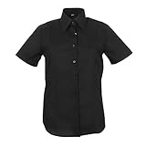 Camisa uniforme camarera señora con mangas cortas mesero dependienta barman coctelera promotroras oficce Lady blusa