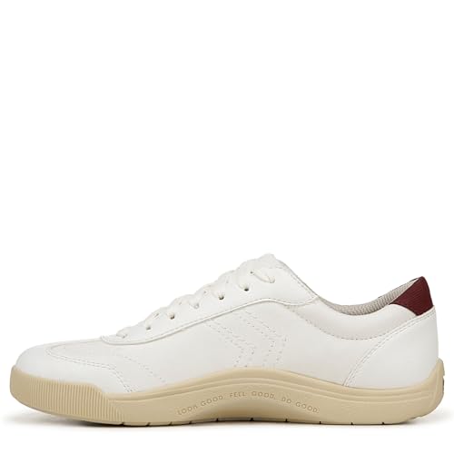 Dr. Scholl's Shoes Shoes Women's Be True Lace Up Sneaker Sneaker Off White Microfiber 7.5 M