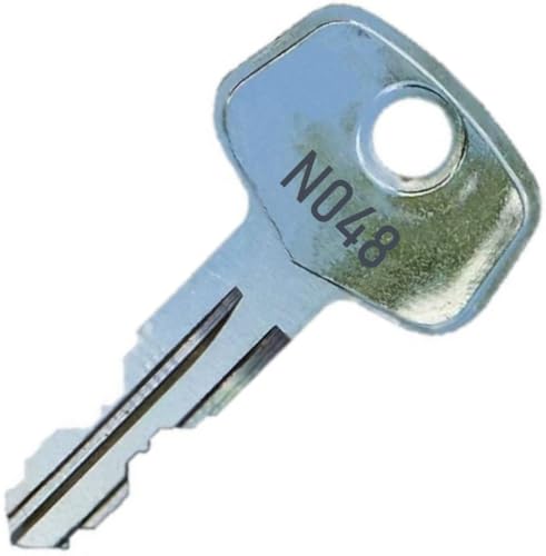 Thule N048 Replacement Key - Roof Racks, Rails, Cargo Box, Carriers, Crossbars, Haulers, Bags (Codes N001-N250 or N001R-N250R) Better Than OEM!