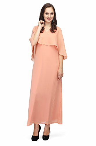Image of Women Georgette A-Line Knee-Length Casual Dress