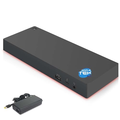 Estación de acoplamiento Thunderbolt 3 Gen 2 Lenovo T470 T480 L480 P51S Base Dock Reacondicionado