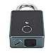Smart Fingerprint Password Padlock Card APP Key Access Theft Proof Keyless Entry Electronic Lock for Outdoor Fence Gate Garden Gates Toolboxes (TUYA)