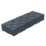 Baluue Schleifstein mit Rillen 205x77x30mm Hochdicht Tragbar Manueller Messerschärfer für Küche und Haushalt Geeignet für Messer Scheren und Tranchiermesser