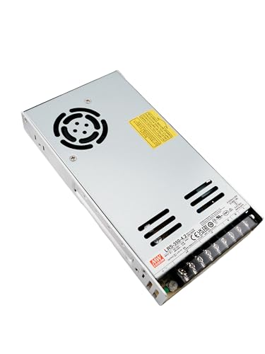 Mean Well LRS-350-4.2 | 4.2V 60A AC DC Switching Power Supply | Adjustable 3.6-4.4V Enclosed Low Profile Industrial Power Supply for LED Systems, Automation, and Electronics Equipment