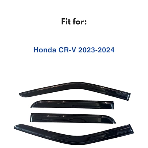 Image of IG Window Visors Fit for 2023-2026 Honda CRV, Out-Channel Rain Guards Vent Wind Deflectors 4PC, Car Accessories for 23-26 CR-V