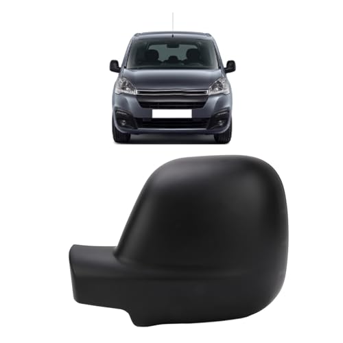 Tapas de Espejo Retrovisor de Coche para B9 2012-2018, Tapas de Espejo de Puerta Negras de PP, Tapas de Espejo Lateral Izquierdo Derecho, Reemplazo Ideal (Lado