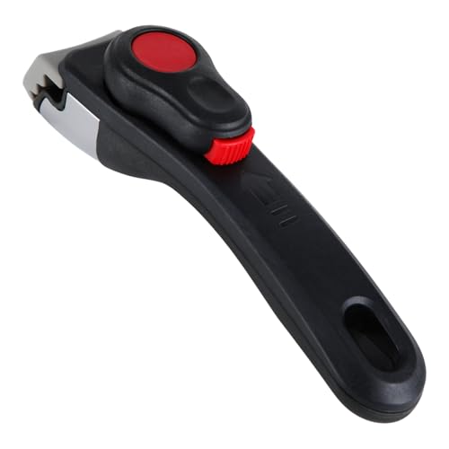 Brewlix Poignée Amovible Universelle, Manches Détachables Noire pour Poêle, Casserole, Wok, Sauteuse, Manche Verrouillage et Bouche Denté, Empilable,...