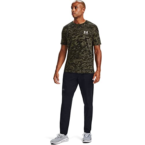 Image of Under Armour Men's ABC Camo Short-Sleeve T-Shirt | Super soft cotton /polyester mix. With camo pattern, crew neck and logo on the left chest.