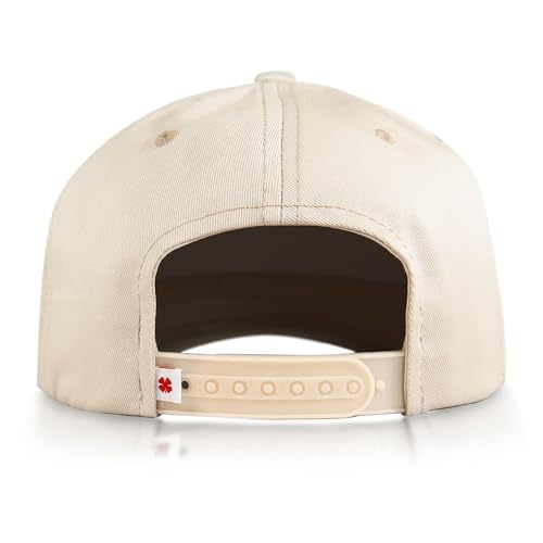 Image of Lucky Brand Snapback Hat | Adjustable | Baseball Cap | Retro | American Heritage | 5 Panel Design | Cotton Canvas