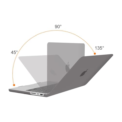 Image of MOSISO Compatible with MacBook Pro 14 inch Case 2025 2024 2023 2022 2021 M5 M4 M3 M2 M1 A3434 A3112 A3185 A3401 A2918 A2992 A2779 A2442, Hard Shell&Keyboard Cover&Screen Film&Pouch,Gray