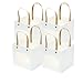 ysmile Party Favor Kraft Paper Bag for Gift with Handle Square for Birthday Wedding Baby Shower 5.9