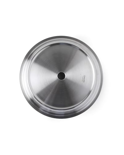 Image of KMW Stainless Steel Plate Cover I Food Grade, Hygienic & Durable I Professional Quality for Home and Restaurant I 28 cm, Large - Premium SS for Efficient Kitchen Performance