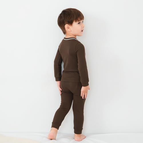 Image of pureborn Baby Pajamas Set Toddler Snug Fit Cotton Sleepwear 2pcs 12M-7Y