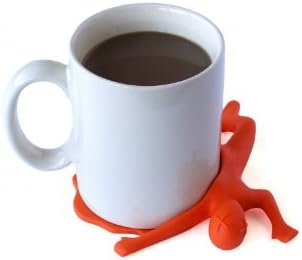 Suck UK | Novelty Drink Coasters | Splat Stan Funny Coasters for Drinks | Silicone Coasters For Coffee Table | Hot Drinks Accessories & Home Office Accessories | Novelty Desk Decor | Office Gifts